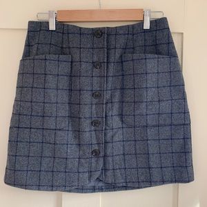 Madewell Wool Skirt